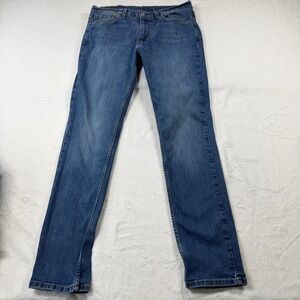 Levi's 511 Slim Fit Jeans Mens 34x34 Blue Excellent Medium Wash Denim 06890-1110